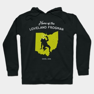 Home of the Loveland Frogman Hoodie